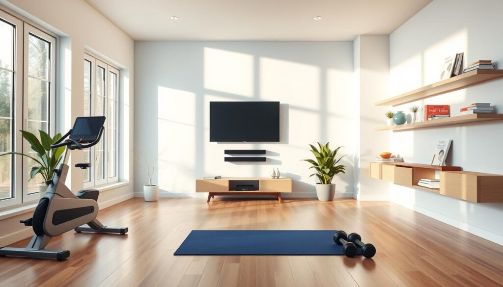 home workout space